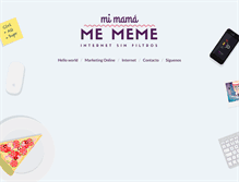 Tablet Screenshot of mimamamememe.com